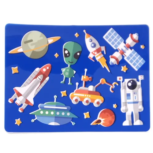 Tekensjabloon 2 stuks hulpdiensten en ruimtefiguren